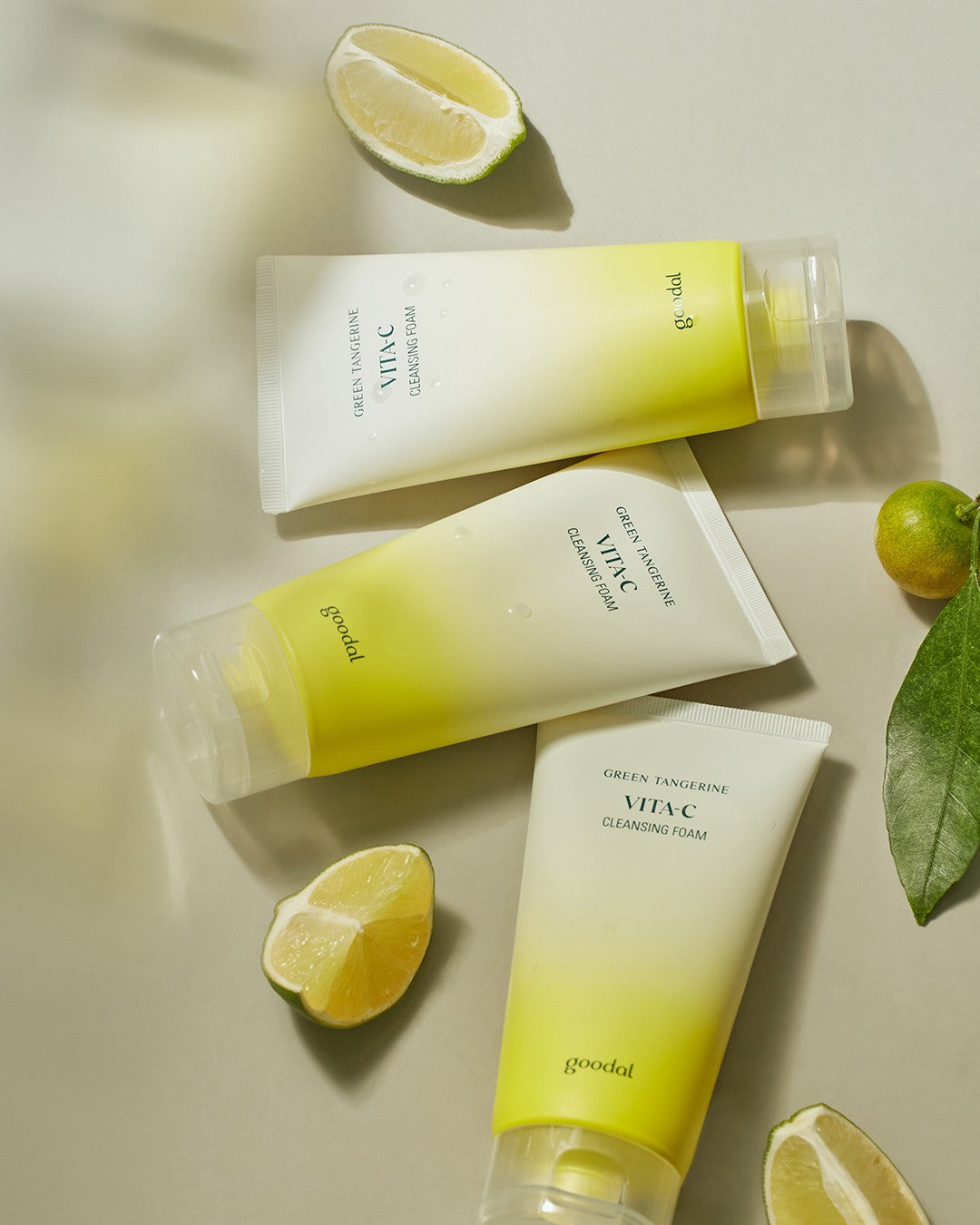 Goodal Green Tangerine Vita C Cleansing Foam 150ml - Brightening Facial Cleanser with Vitamin C for Glowing Skin | Perfect for Morning & Night Skincare Routine