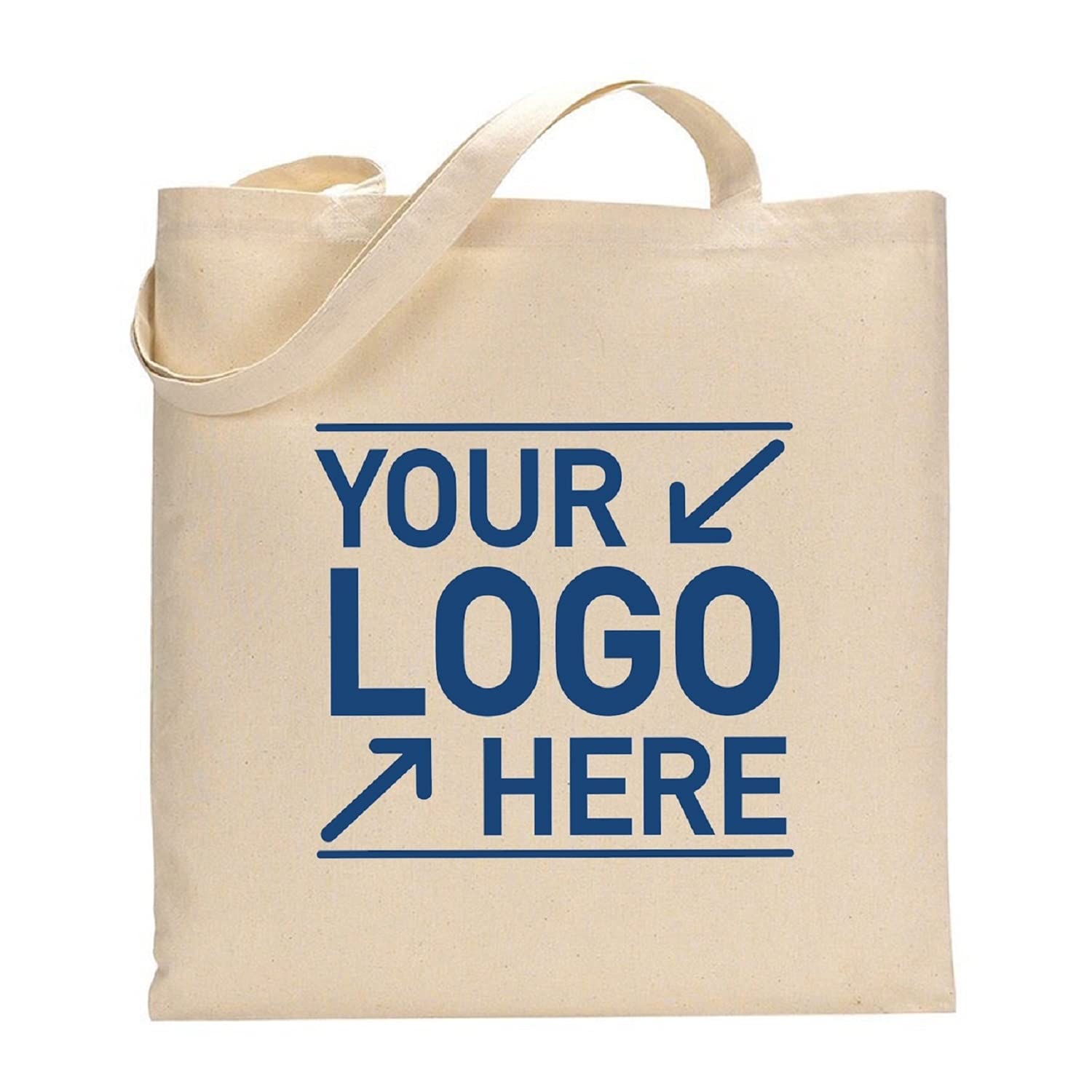 Custom Printed Canvas Tote Bags - Eco-Friendly Reusable Shopping Bags with Logo for Promotional Giveaways, Branding Events & Corporate Gifts | Perfect for Trade Shows, Retail Shopping & Beach Outings