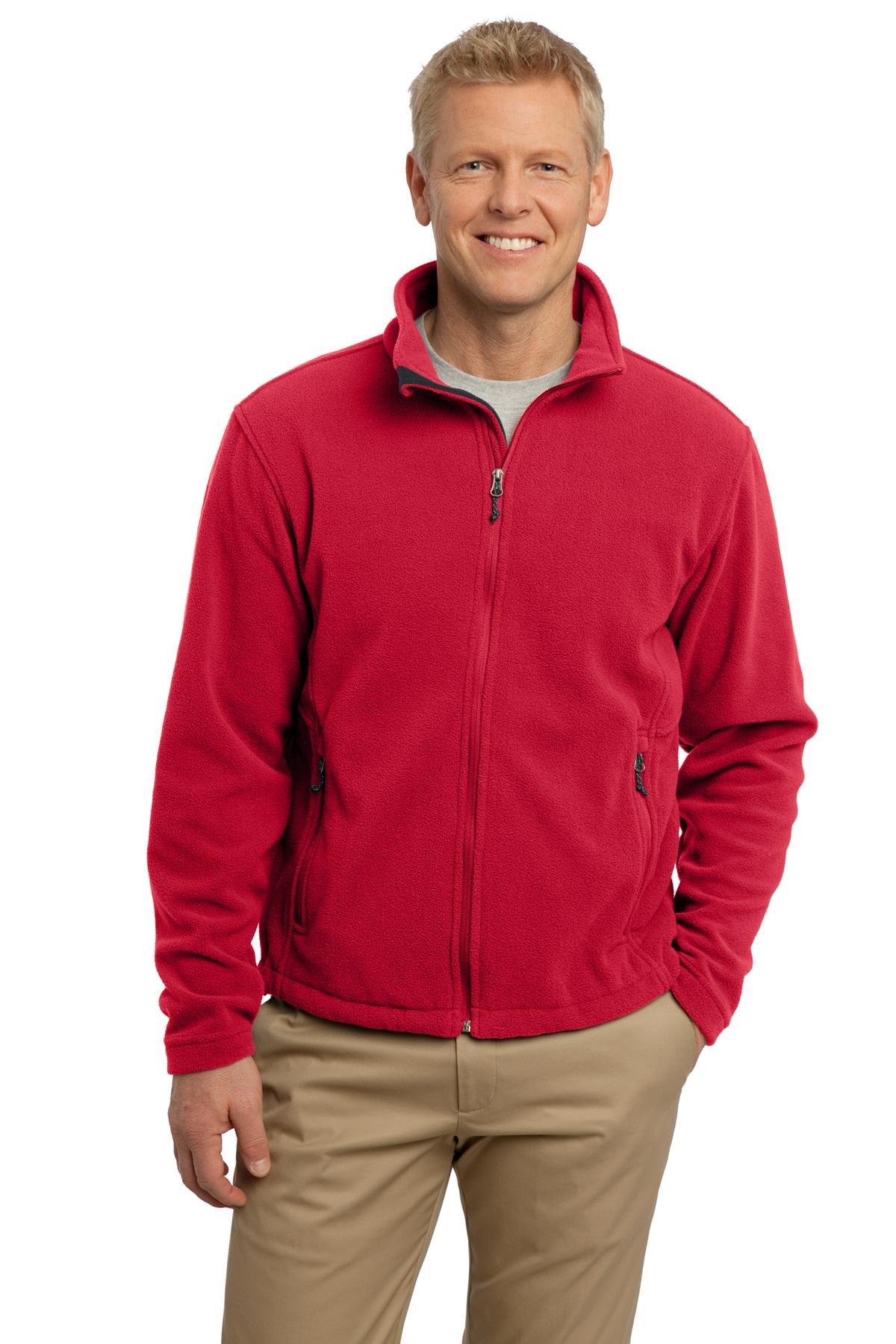 Port Authority Tall Value Fleece Jacket for Men & Women - Soft Warm Pullover with Kangaroo Pocket (TLF217) - Perfect for Work Uniforms, Outdoor Activities & Cold Weather Layering