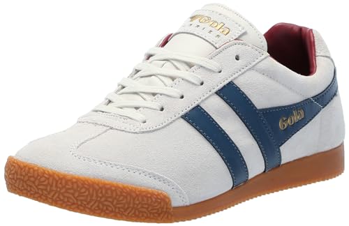 Off White Vintage Blue Deep Red