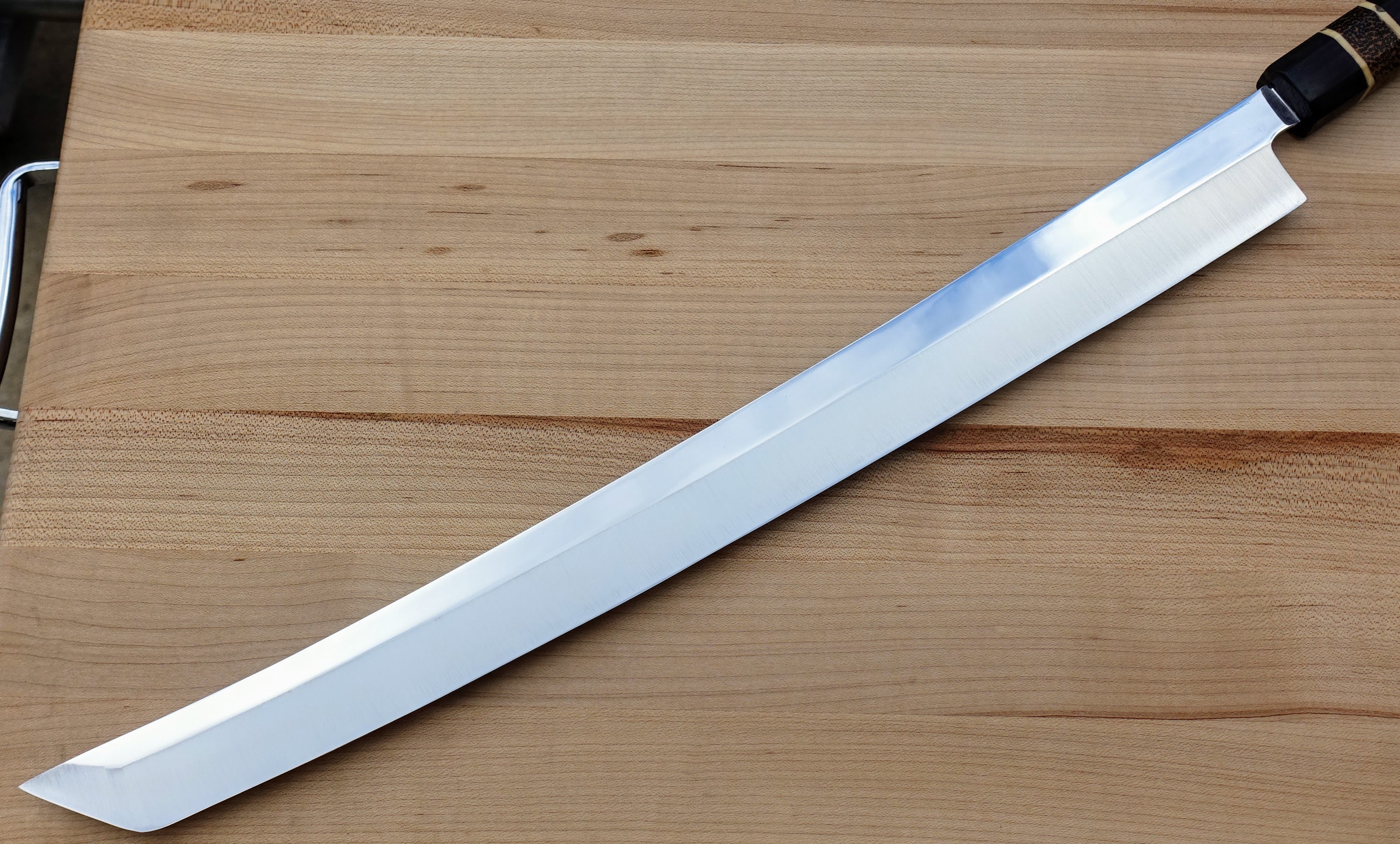 Narra 450mm N690 Cobalt Tuna Sword - High-Performance Fishing Knife for Sushi Preparation, Outdoor Fishing & Culinary Use