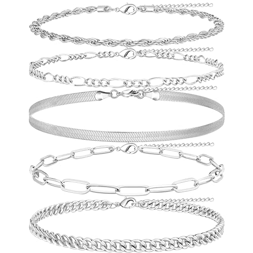 silver anklet