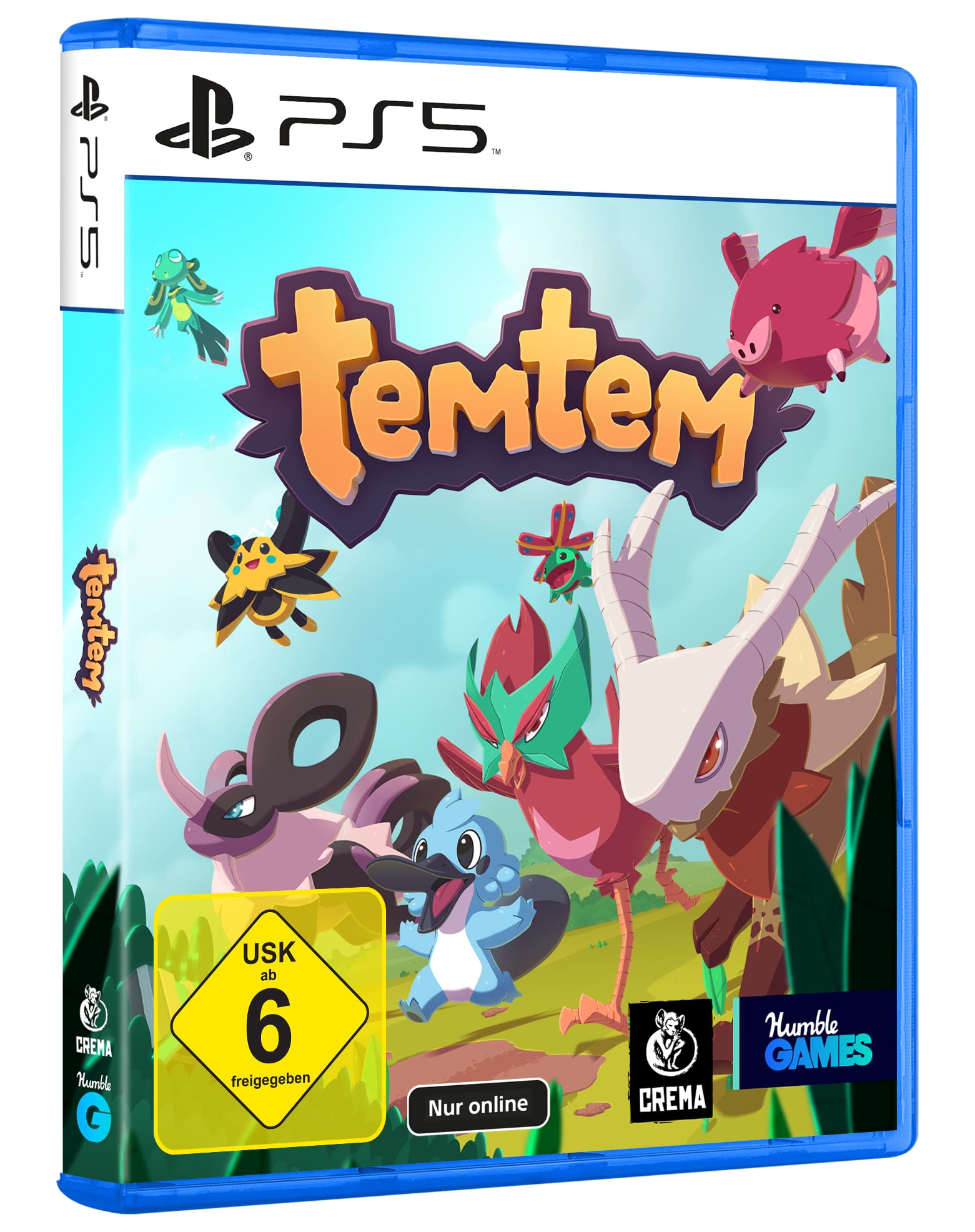 Temtem - Adventure Game for PS5 | Catch, Train & Battle Creatures | Perfect for Multiplayer & Online Gaming Enthusiasts