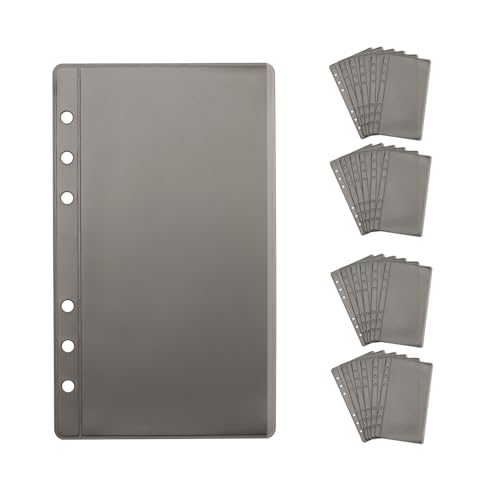 24 Black A6 Binder Pockets