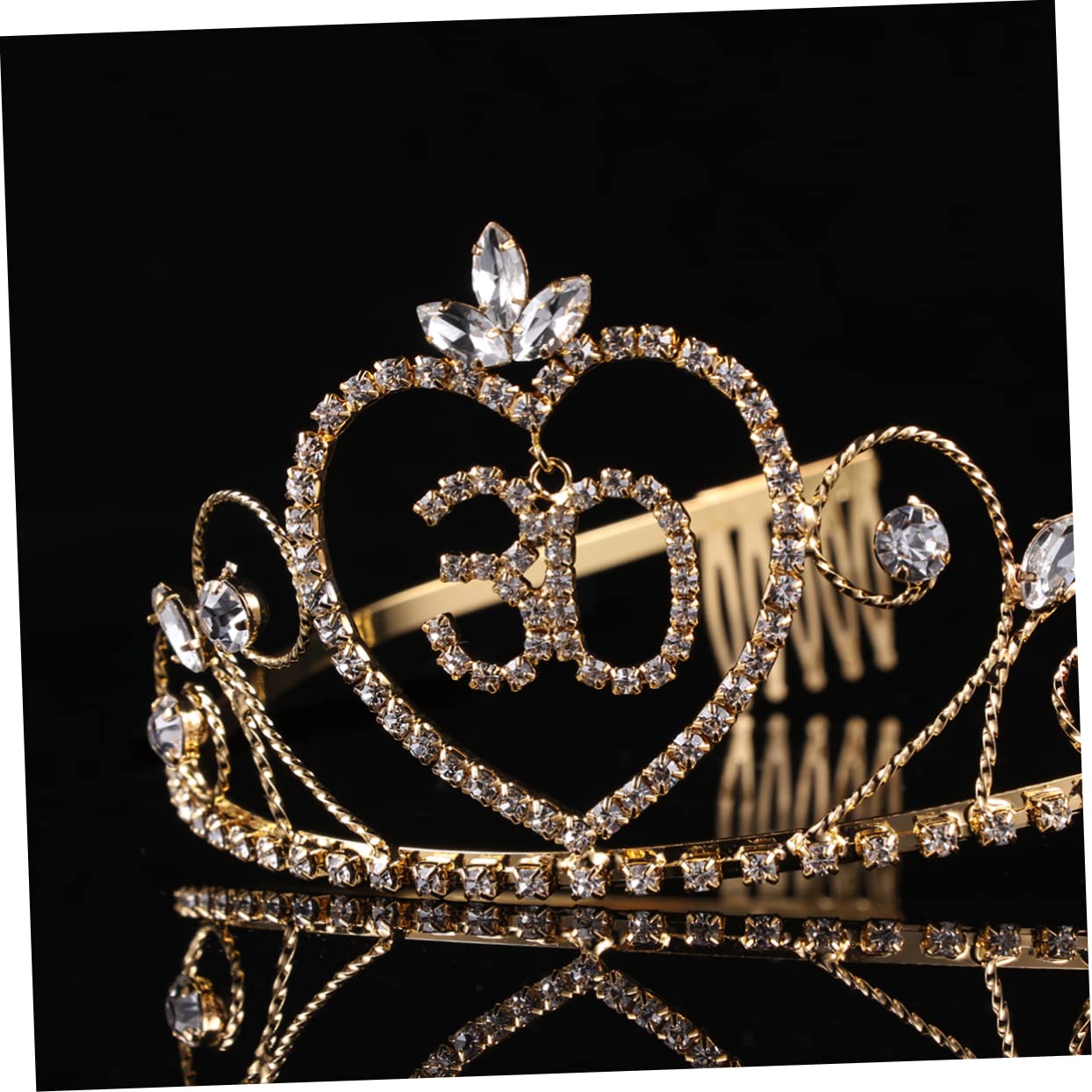Abaodam 3-Piece Rhinestone Wedding Crown Set - Elegant Shiny Tiara Headpiece for Brides, Birthday Hair Accessories & Special Occasions | Perfect for Weddings, Prom, Pageants, and Formal Events