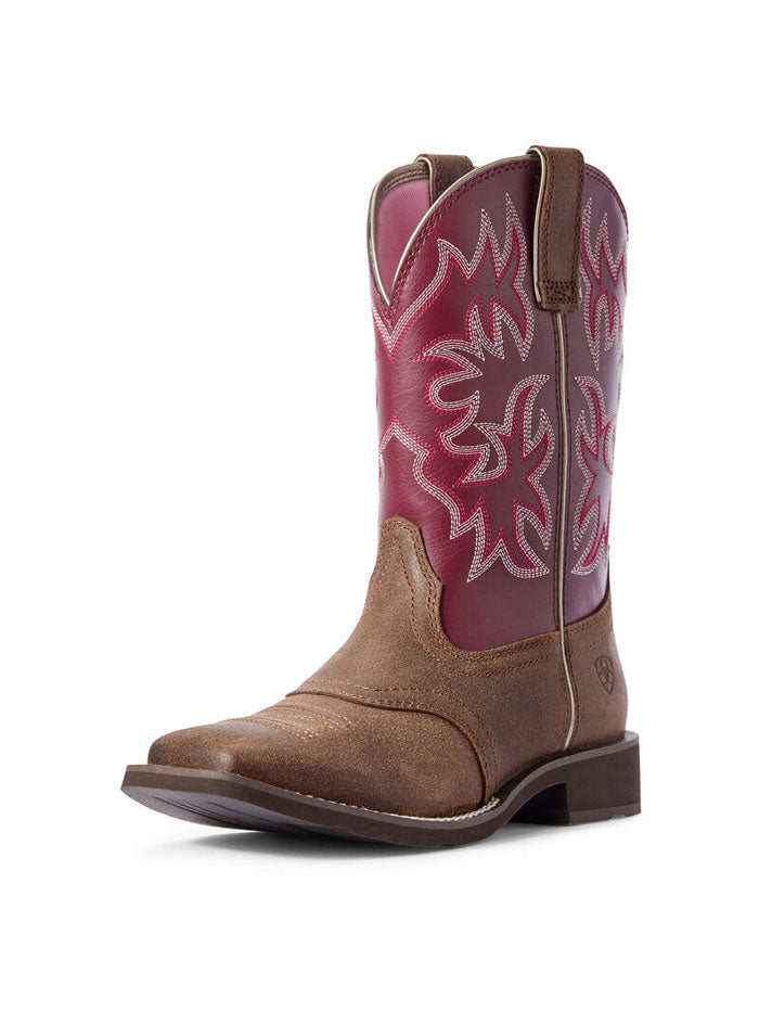Ariat Women's Delilah Western Boots in Java - Stylish Cowgirl Boots for Riding, Country Fashion & Everyday Wear