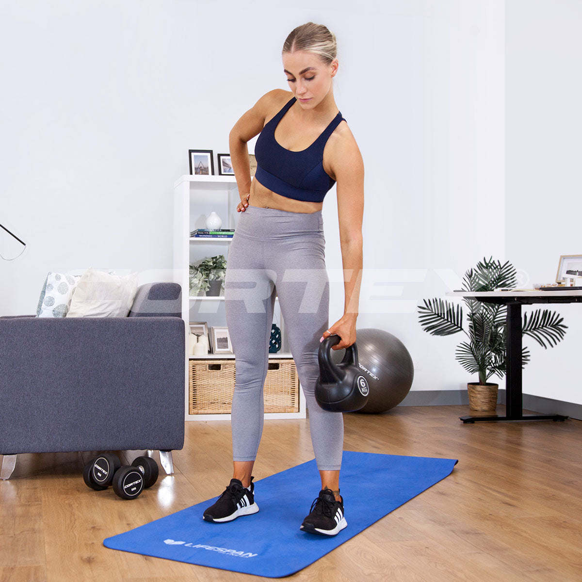 CORTEX 8KG Standard Kettlebell for Home Gym, Strength Training & CrossFit Workouts - Perfect for Weightlifting, Cardio & Full-Body Exercises