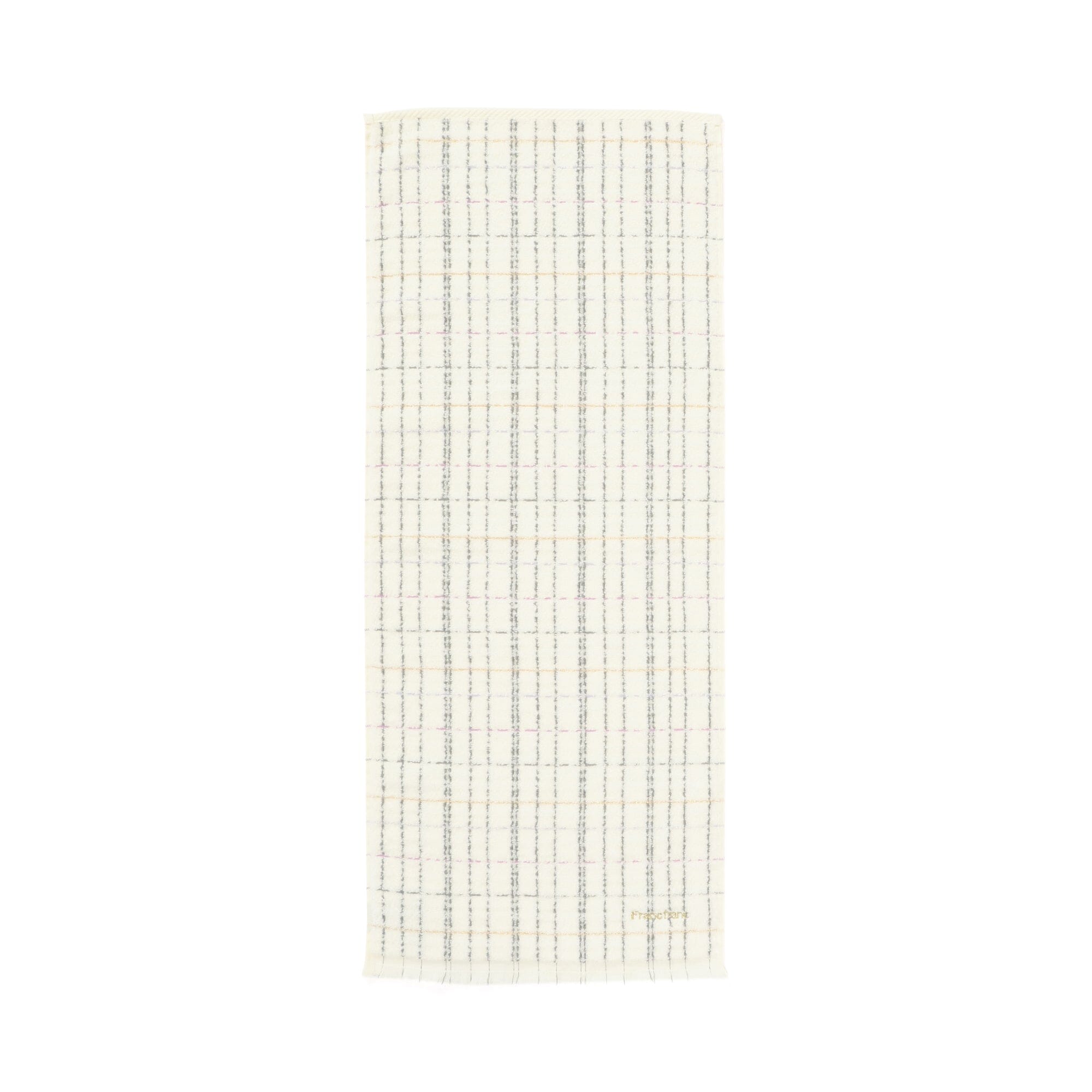 Antibacterial & Odor-Resistant Tweed Pattern Face Towel - Soft & Absorbent White Hand Towel for Gym, Travel & Daily Skincare