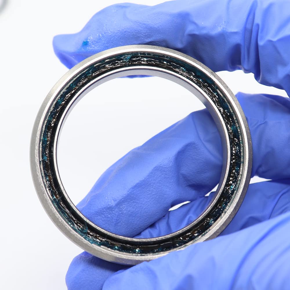1PC MH-P21 Bike Bearing 37x49x7mm 45/45 Balls Bicycle Headset Repair Parts - 1-3/8 Inch Ball Bearings Accessories for Mountain & Road Bike Maintenance & DIY Repairs
