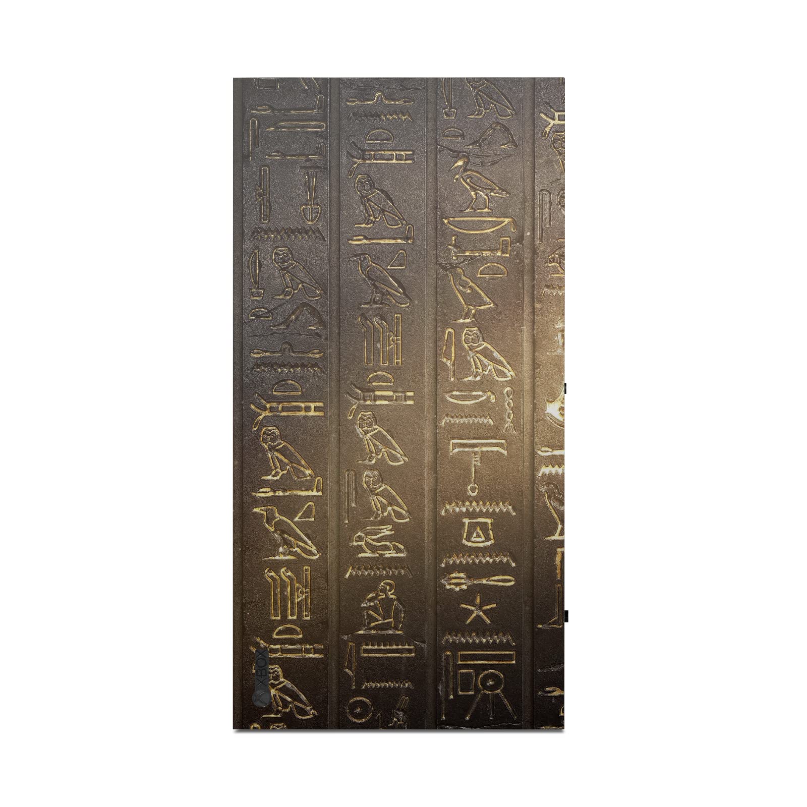 Officially Licensed Assassin's Creed Origins 3D Hieroglyphics Vinyl Sticker Skin Decal for Xbox Series X Console & Controller Bundle - Gaming Accessories for Xbox Fans | Perfect for Customizing Your Gaming Setup