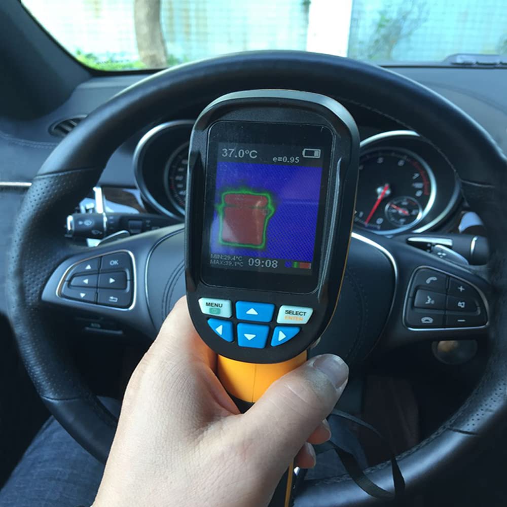 HT-02 Handheld Thermal Imaging Camera - Fast Shipping from US Stock | Professional Infrared Thermography for Home Inspection, Electrical Maintenance & Hunting