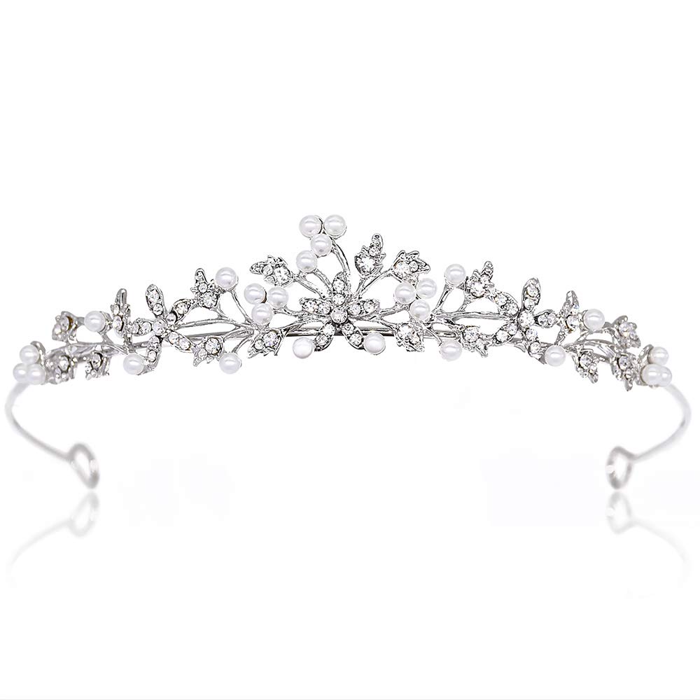 Sparkling Rhinestone Crystal Tiara Headband for Women - Elegant Wedding, Prom, Birthday, Pageant Crown (A-006) | Perfect for Bridal Accessories, Cosplay, Princess Parties & Special Occasions