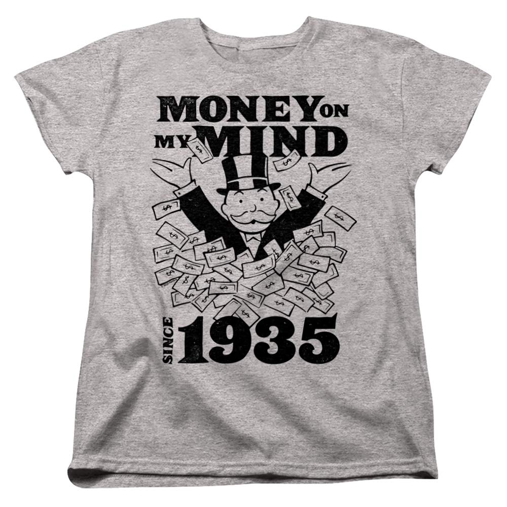 Monopoly Money Mind Since 35 Women's T-Shirt | Vintage Board Game Inspired Casual Tee | Perfect for Game Nights, Themed Parties & Geek Fashion