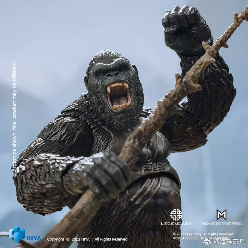 HIYA 6-inch 15cm Kong Skull Island Action Figure - Exquisite Basic Series Reissue | Collectible Movie Toy for Display & Play