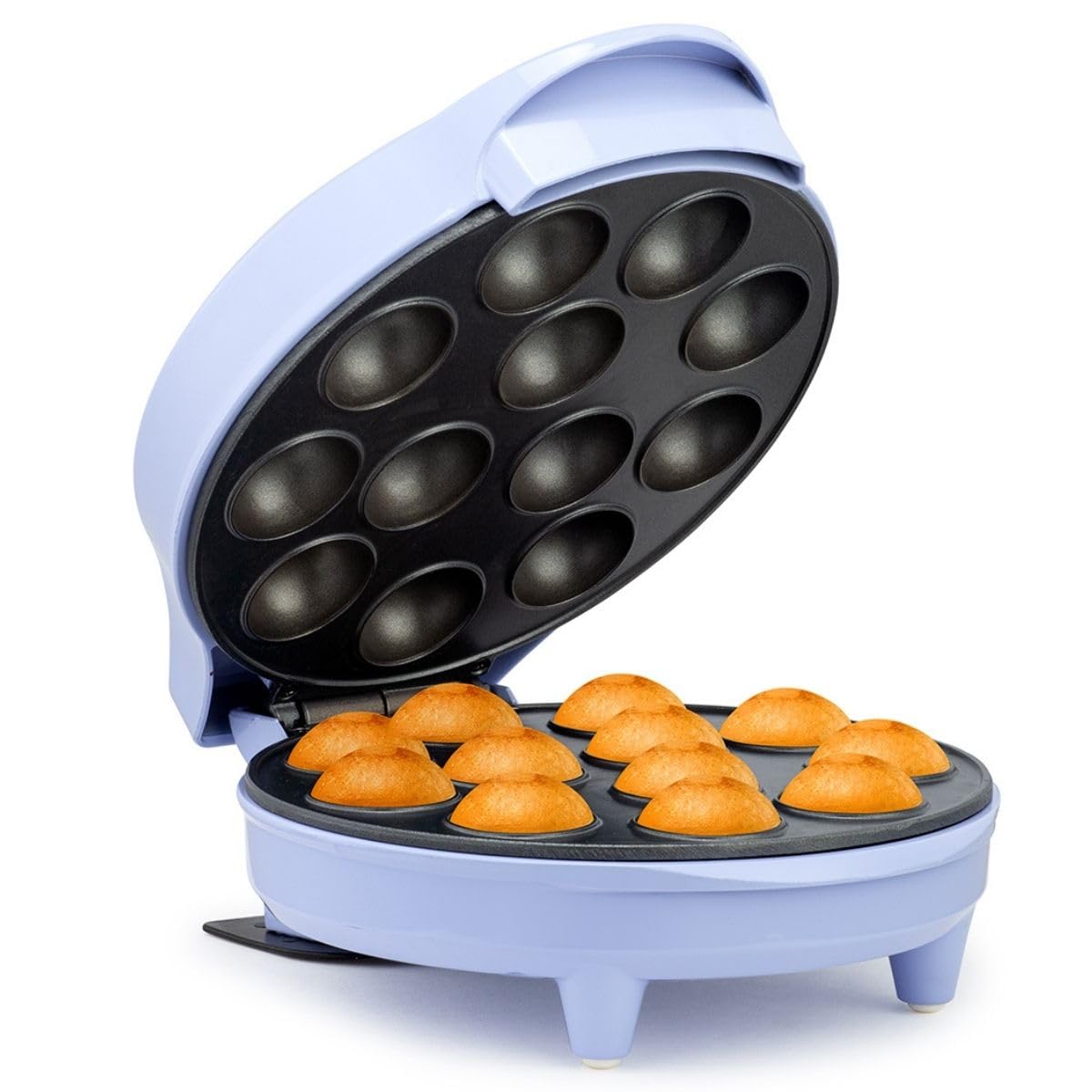 Holstein Housewares Cake Pop Maker - 12 Cake Pops Non-Stick Baking Machine, Purple (Lavender) - Perfect for Birthday Parties, Baby Showers & Holiday Treats - Great Gift for Bakers & Home Cooks