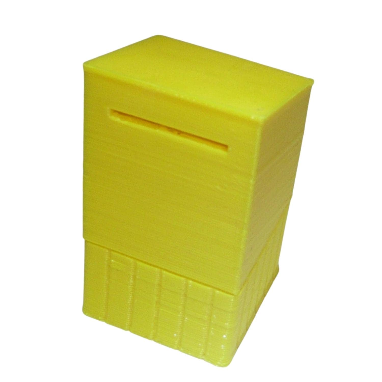 USPS Compatible Mailbox-Shaped Postage Stamp Dispenser for Roll Stamps - Made in USA (PR156-YLW) - Perfect for Offices, Homes & Mailing Stations