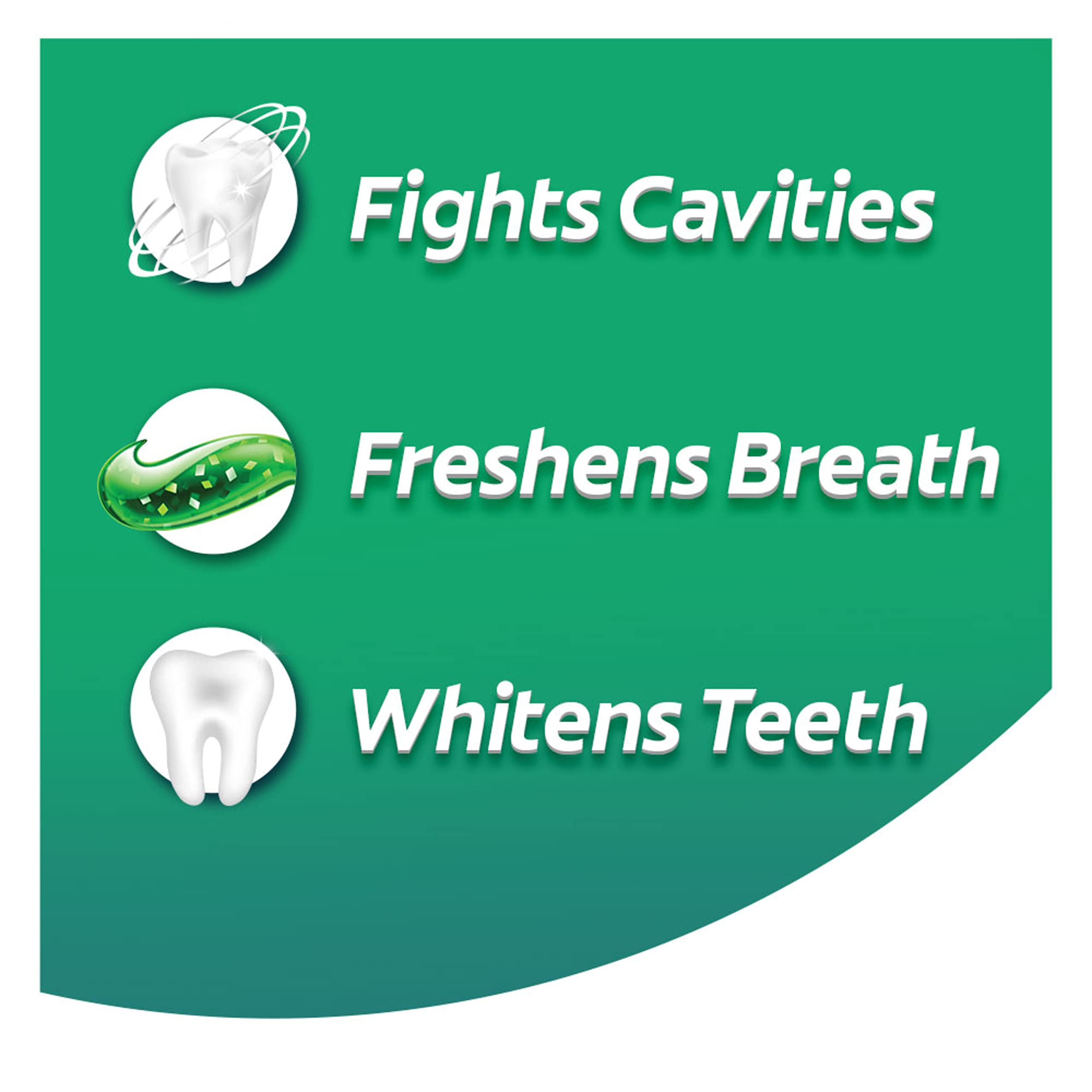 Colgate Max Fresh Whitening Toothpaste with Mini Strips - Clean Mint Flavor for Bad Breath, Cavity Protection & Teeth Whitening, 6.3oz (4-Pack) | Fresh Breath for Work, Dates & Daily Oral Care