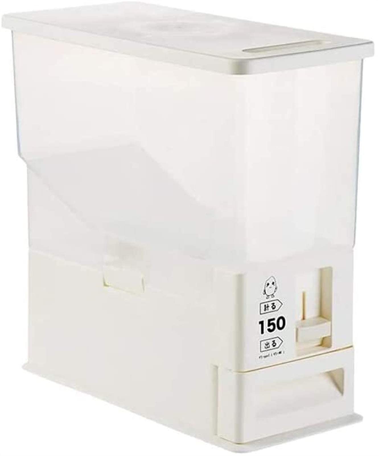 5kg Automatic Measuring Rice Storage Container - Airtight Sealed Grain Bin for Kitchen & Restaurant - Perfect for Bulk Rice, Flour, and Dry Food Storage - Ideal for Home, Commercial, and Food Service Use