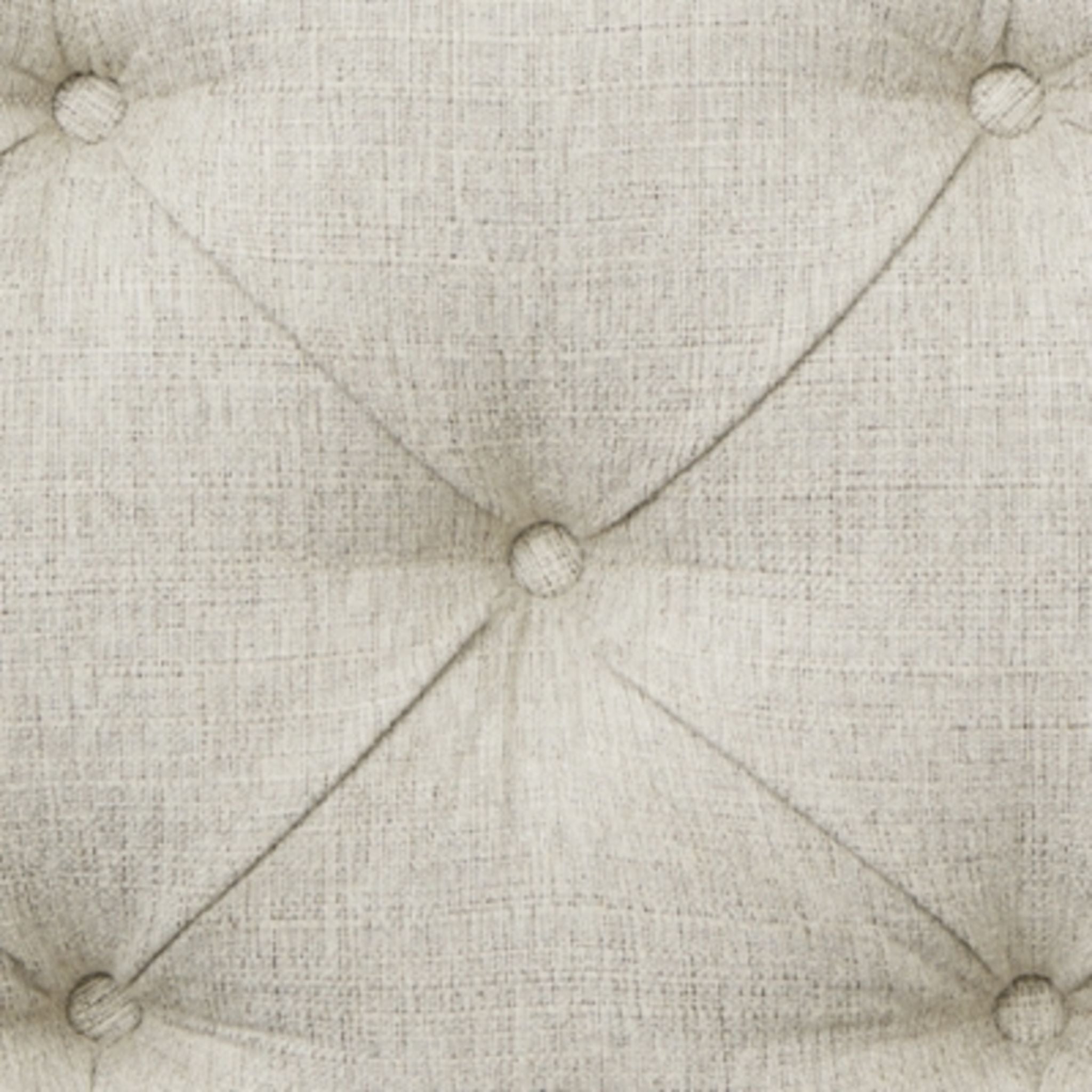 Arlendyne Upholstered Queen Bed Frame with Button Tufted Headboard - Antique White Finish for Luxurious Bedroom Decor | Perfect for Master Bedrooms, Guest Rooms & Modern Apartments