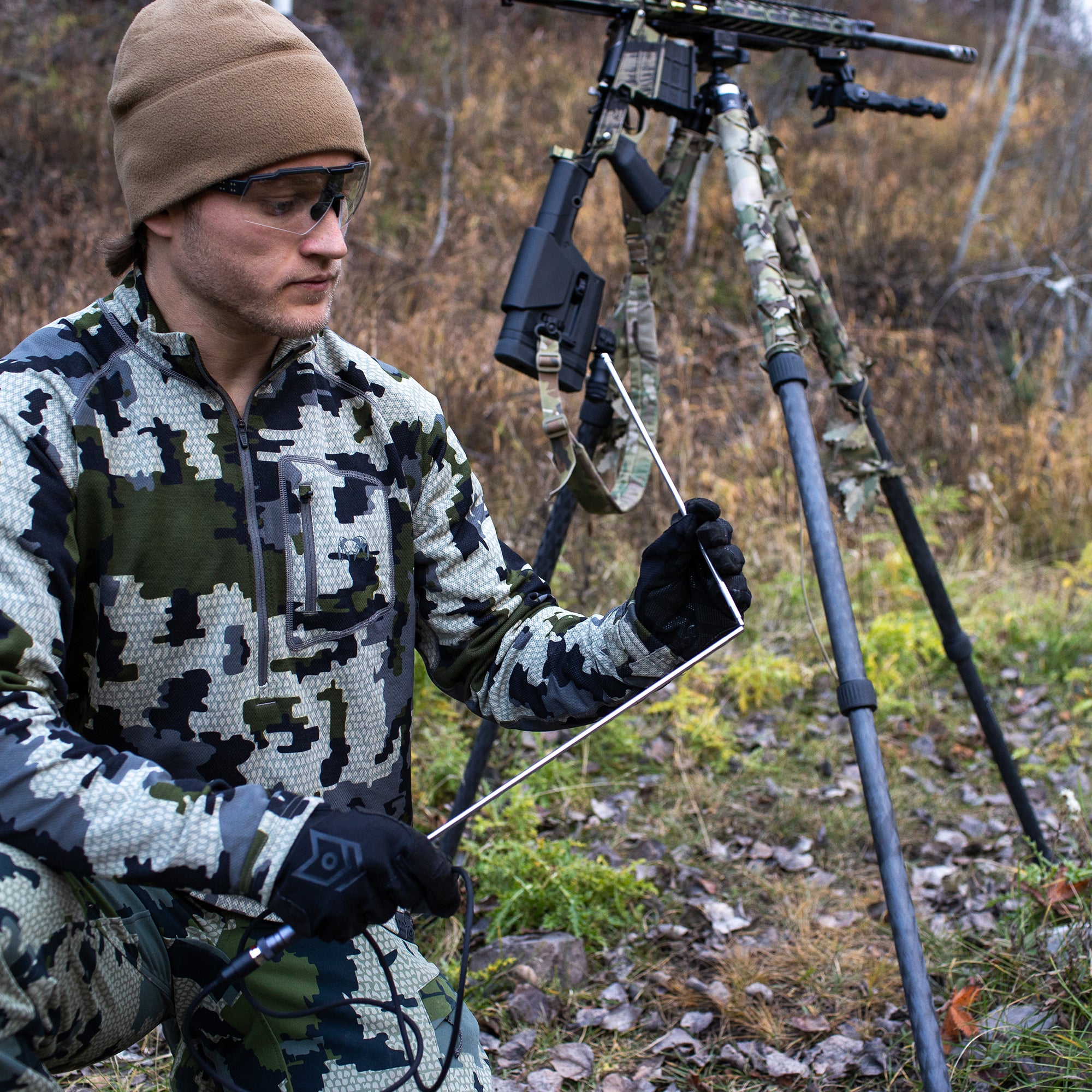 NTG200H 5 Inch IPS Screen Rifle Borescope - High Resolution Focus & Foldable Gun Inspection Tool for Firearm Cleaning, Maintenance & Hunting Accessories