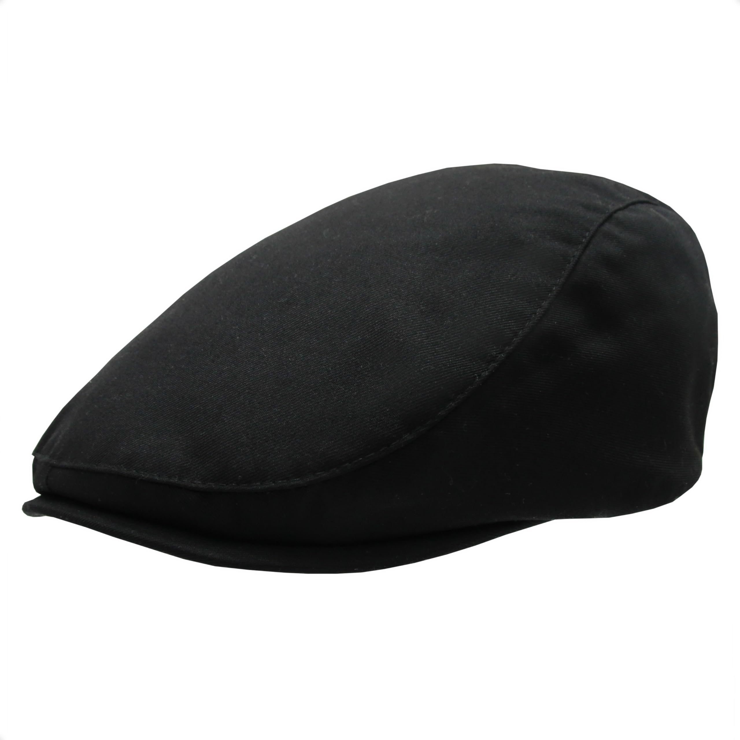 Men's Newsboy Hats - Classic Flat Cap in Twill Cotton | Vintage Ivy Gatsby & Irish Driving Hat for Casual Wear, Outdoor Events & Costume Parties