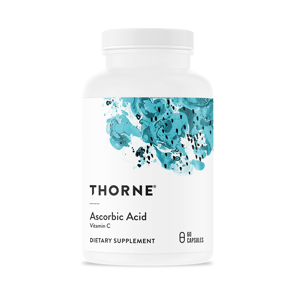 Thorne Ascorbic Acid (C153) - Premium Vitamin C Supplement for Immune Support & Skin Health - Ideal for Daily Wellness & Antioxidant Boost