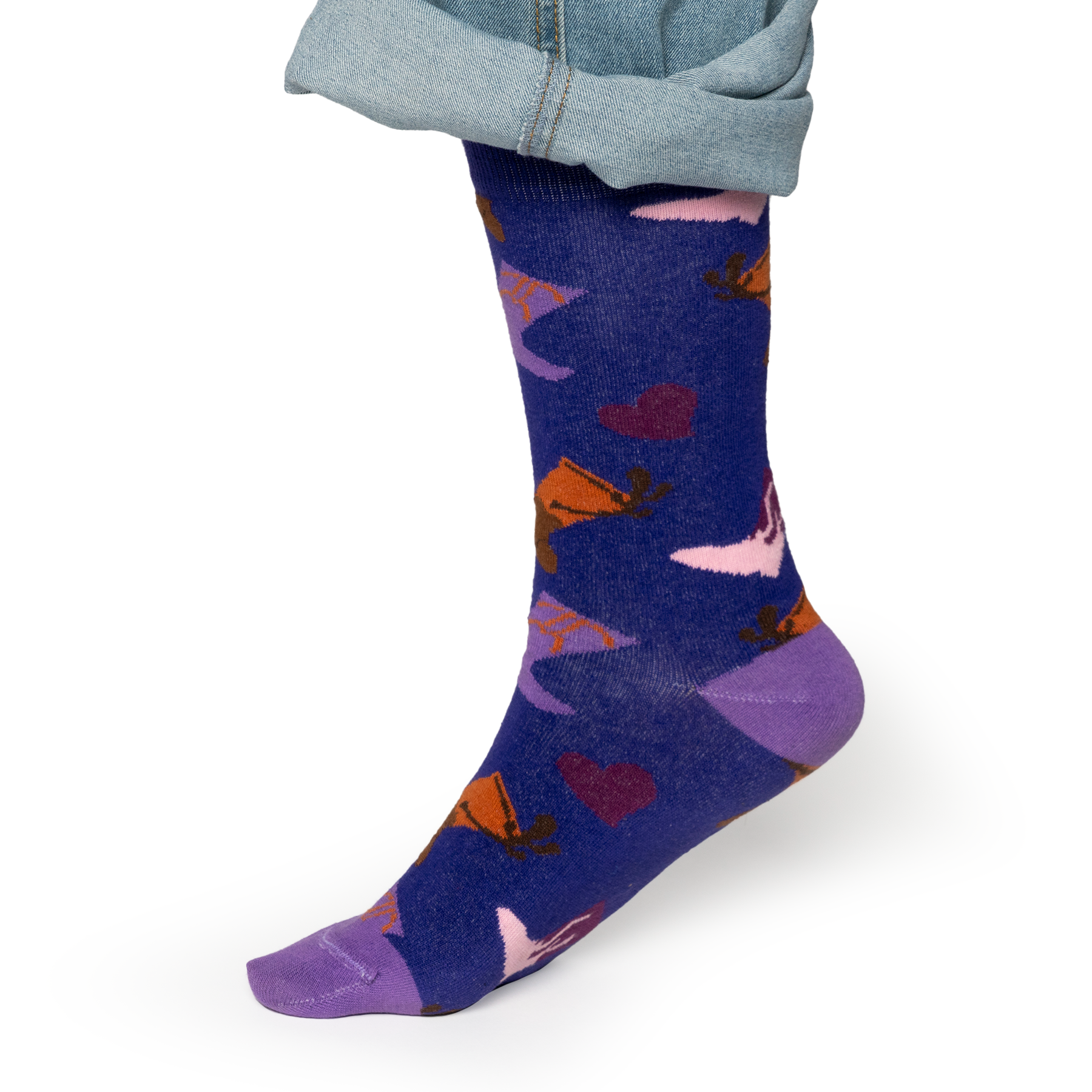 Fun Patterned Socks for Boots - Trendy & Comfortable Footwear Accessories for Women & Men - Perfect for Winter, Fall & Casual Outfits