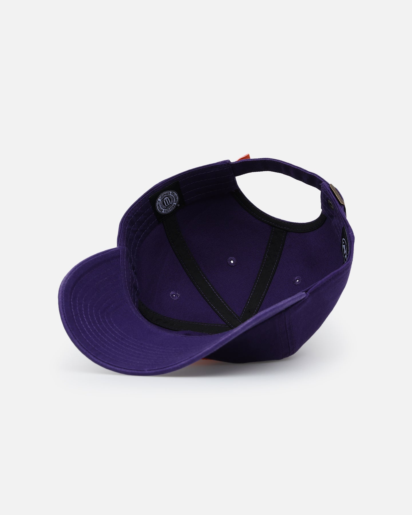 47 Brand Clemson Tigers Adjustable Strapback Hat - Purple, Officially Licensed NCAA Football Cap for Men and Women - Perfect for Game Day, Tailgating, and Fan Apparel