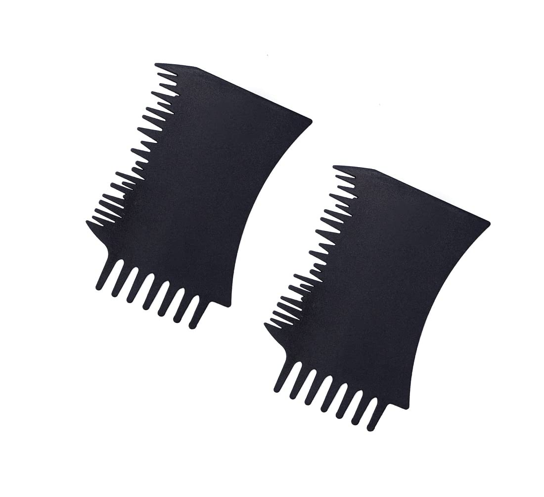 AASA Hair Fiber Optimizer Comb for All Hair Types - Volumizing & Styling Comb for Men & Women (Black) - Perfect for Thinning Hair & Hair Extensions - Salon Quality Styling Tool for Everyday Use