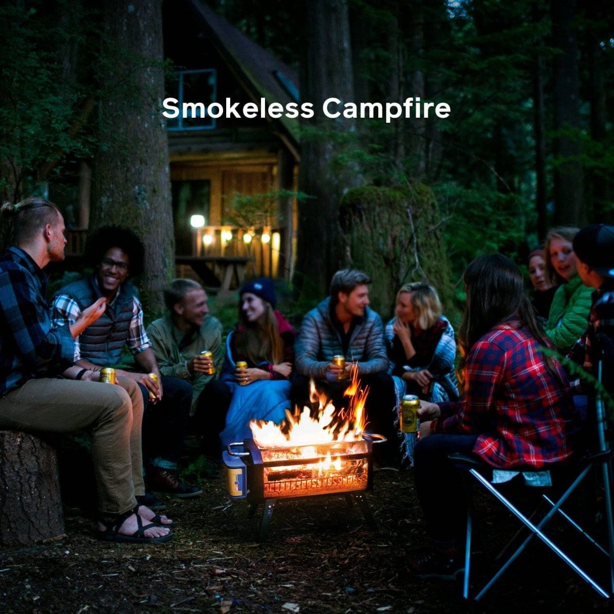 Fire Pit Essentials Kit - Complete Outdoor Fire Pit Accessories Set for Camping, Backyard & Patio - Includes Poker, Cover, Gloves & More