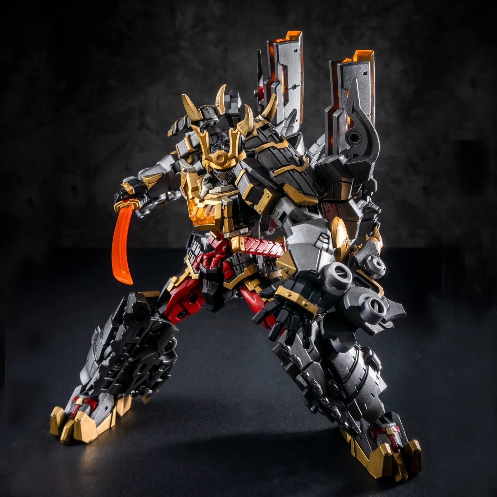 KO Version 5in Transformer Toys Grimlock Samurai EX-50 Dinobot - Deformed Tyrannosaurus Rex Robot Action Figure for Collectors | Dinosaur-Themed Battle Scenes & Display
