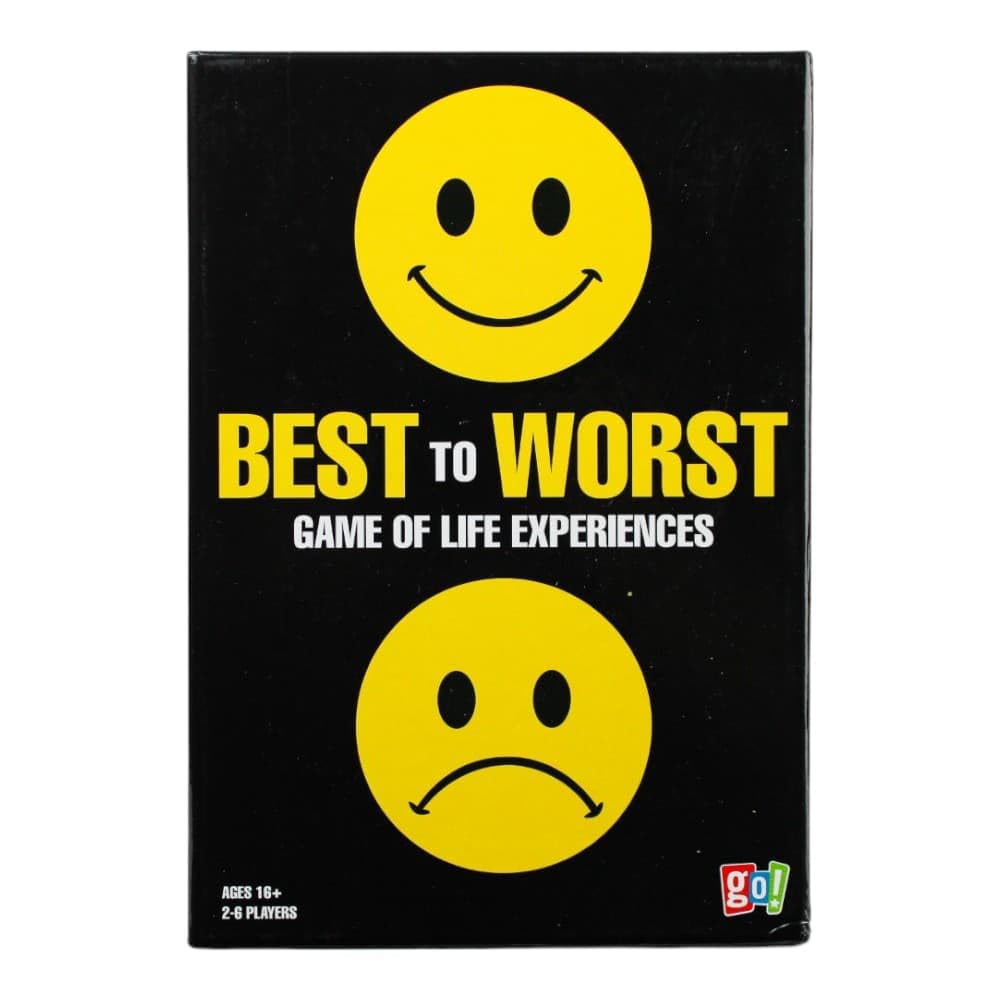 Go! Games - Fun Party & Family Card Game for All Ages | Best or Worst Challenge | Perfect for Game Nights, Travel & Social Gatherings