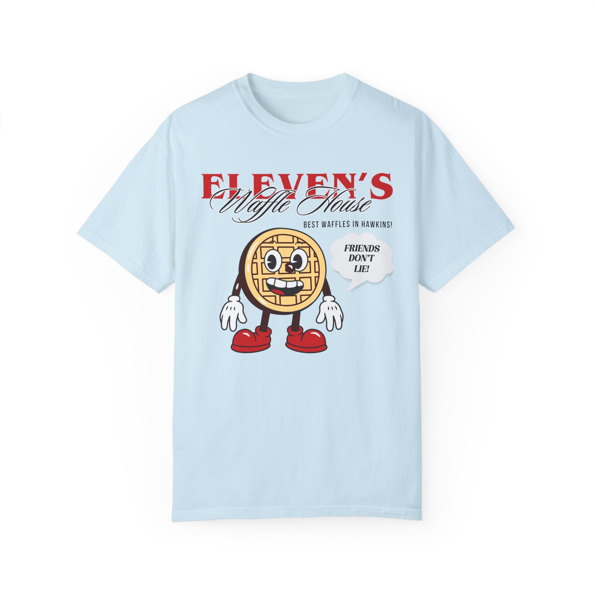 Eleven's Waffle House T-Shirt - Stranger Things Inspired Vintage Tee - Perfect for Cosplay, Halloween & TV Show Fans