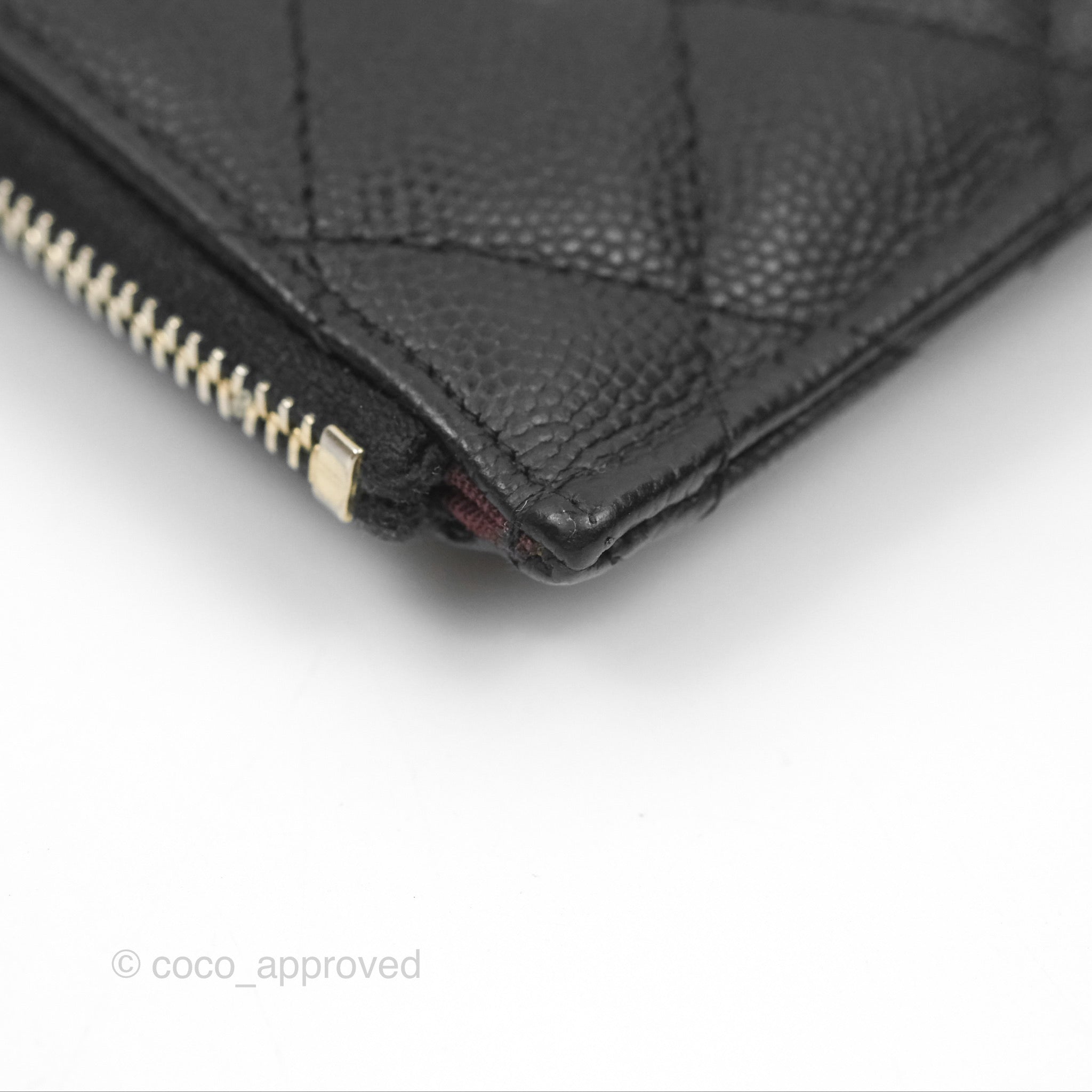 Chanel Classic Long Wallet Pouch Black Caviar Leather - Luxury Designer Wristlet Clutch for Women | Perfect for Evening Events, Parties & Daily Use