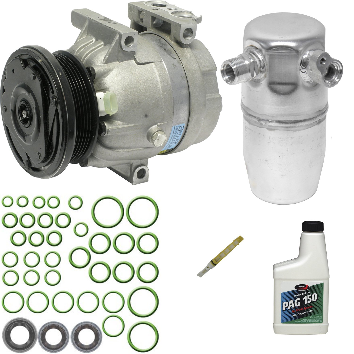 Universal Air Conditioner KT 3675 A/C Compressor & Component Kit - Replacement Parts for Car AC Repair & Maintenance - Perfect for DIY Mechanics & Auto Shops