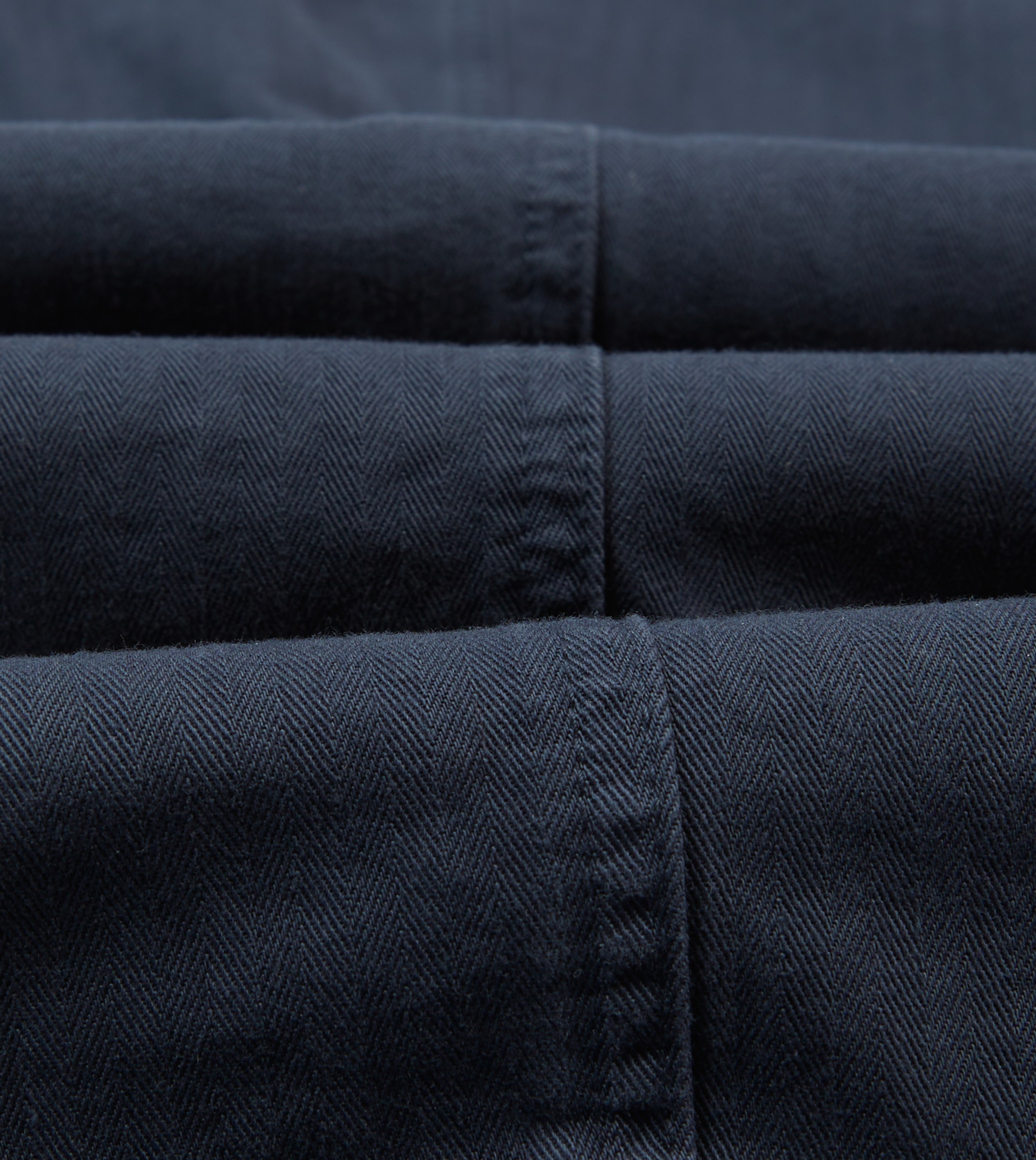 Men's Navy Herringbone Cotton Casual Pants for Gaming & Lounge - Comfortable Stretch Trousers for PC Gaming, Esports & Relaxing at Home