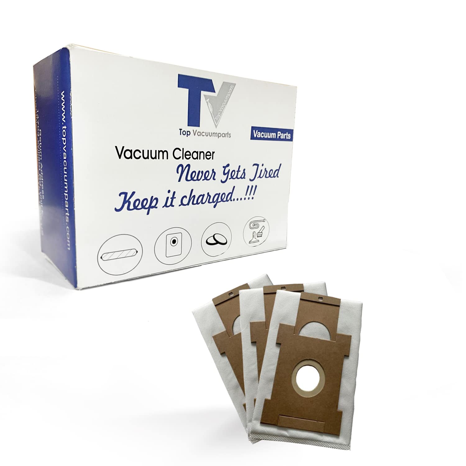 Nutone 12 Vacuum Bags Replacement - 6 Gallon Compatible with VX3916, VX550, VX1000, VX475 Central Vacuum Cleaners | Alternative to NUR-1410 | Perfect for Home Cleaning & Maintenance