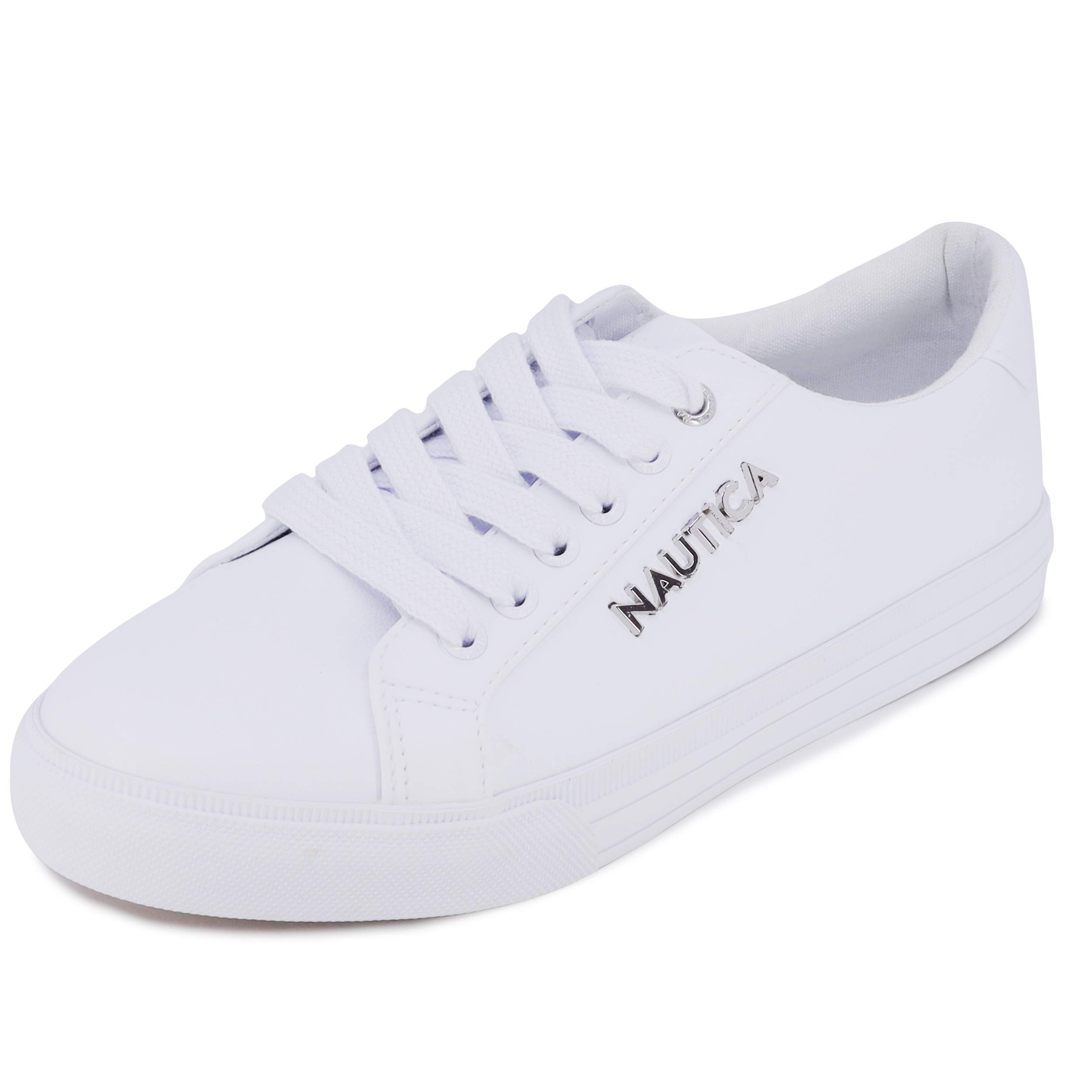 Nautica Women's Fashion Sneakers - Casual Comfort Shoes for Walking, Running & Everyday Wear (Lace-Up/Slip-On Style) - Perfect for Work, Travel & Outdoor Activities