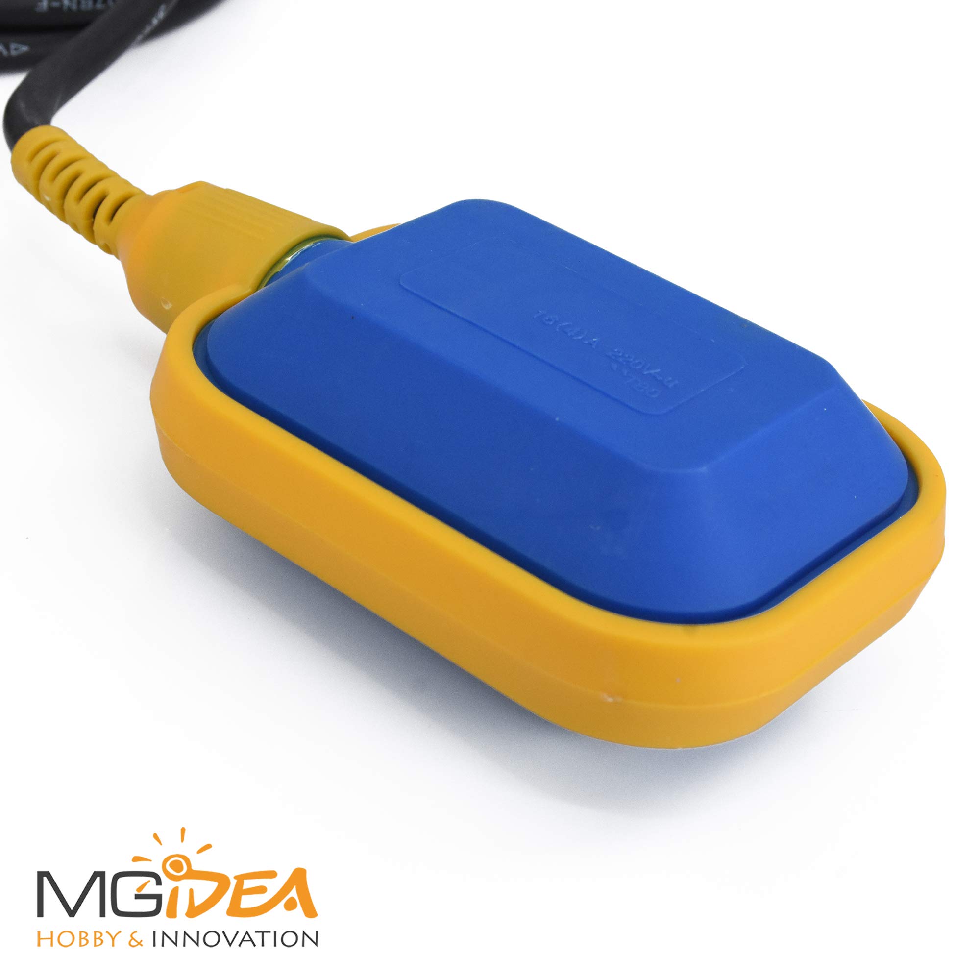 16A 250V Submersible Pump Float Switch with 2m Cable - Automatic Water Level Control for Pools, Tanks & Sump Pumps