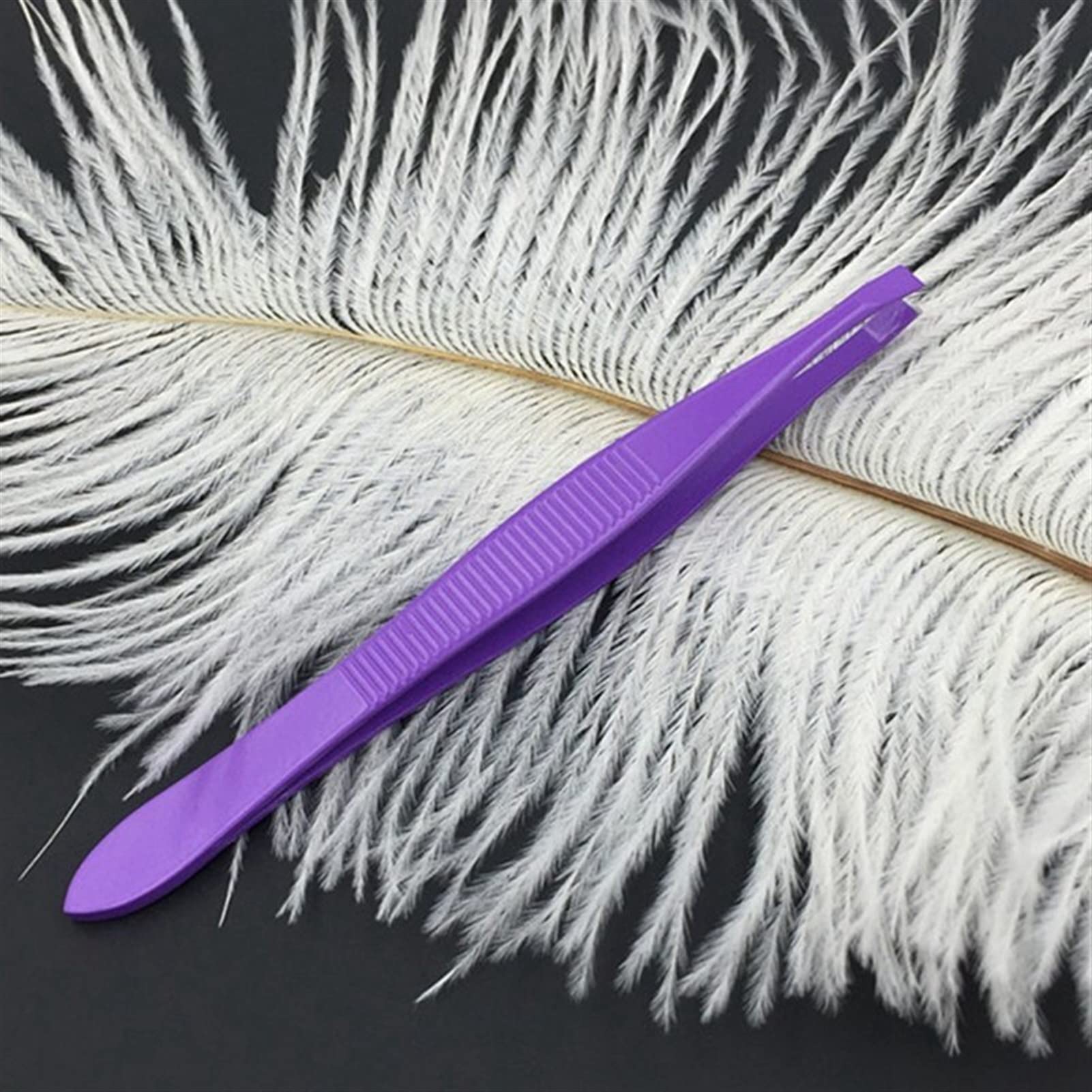 Premium Stainless Steel Slant Tip Eyebrow Tweezers for Precise Hair Removal - Makeup Tool for Eyebrow Shaping & Grooming (Color: 02) - Perfect for Home Salon, Travel & Professional Use