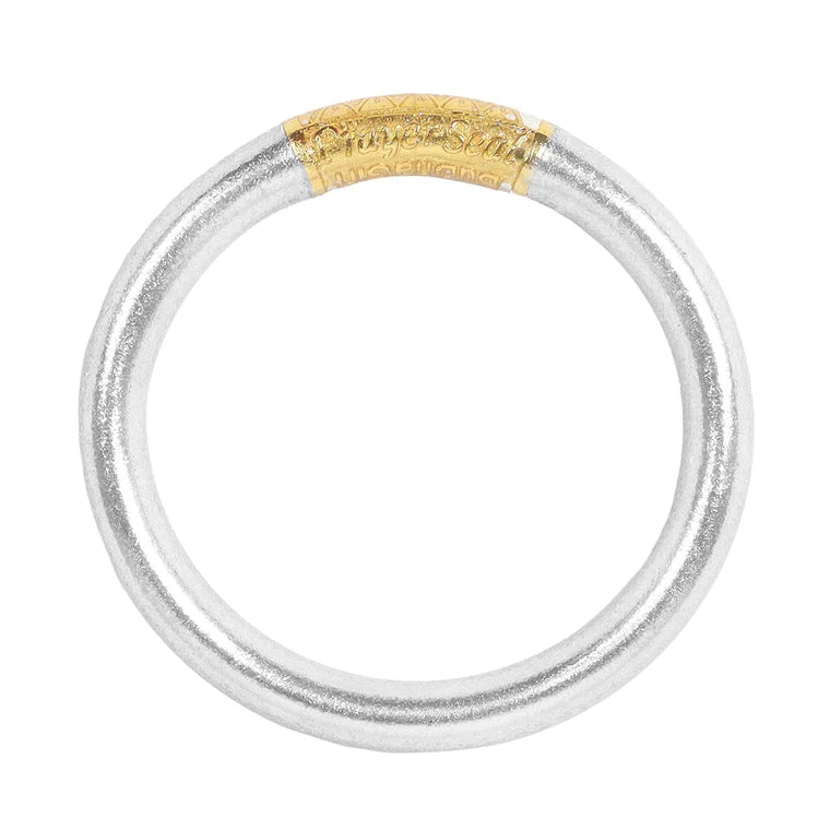 BuDhaGirl | Silver All-Weather Bangle Bracelet - Stylish & Durable Jewelry for Everyday Wear, Outdoor Adventures & Travel