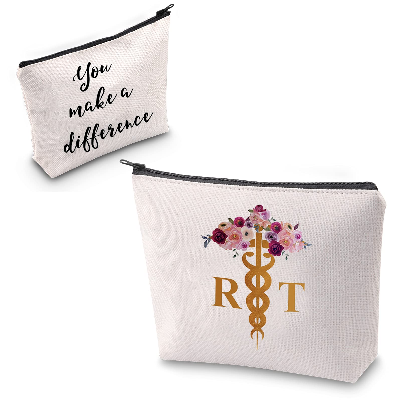 ZJXHPO Respiratory Therapist Gift - RT Makeup Bag & Graduation Present for Respiratory Therapists - RT Survival Kit (YM-RT) - Perfect for Clinical Shifts, School & Work Essentials