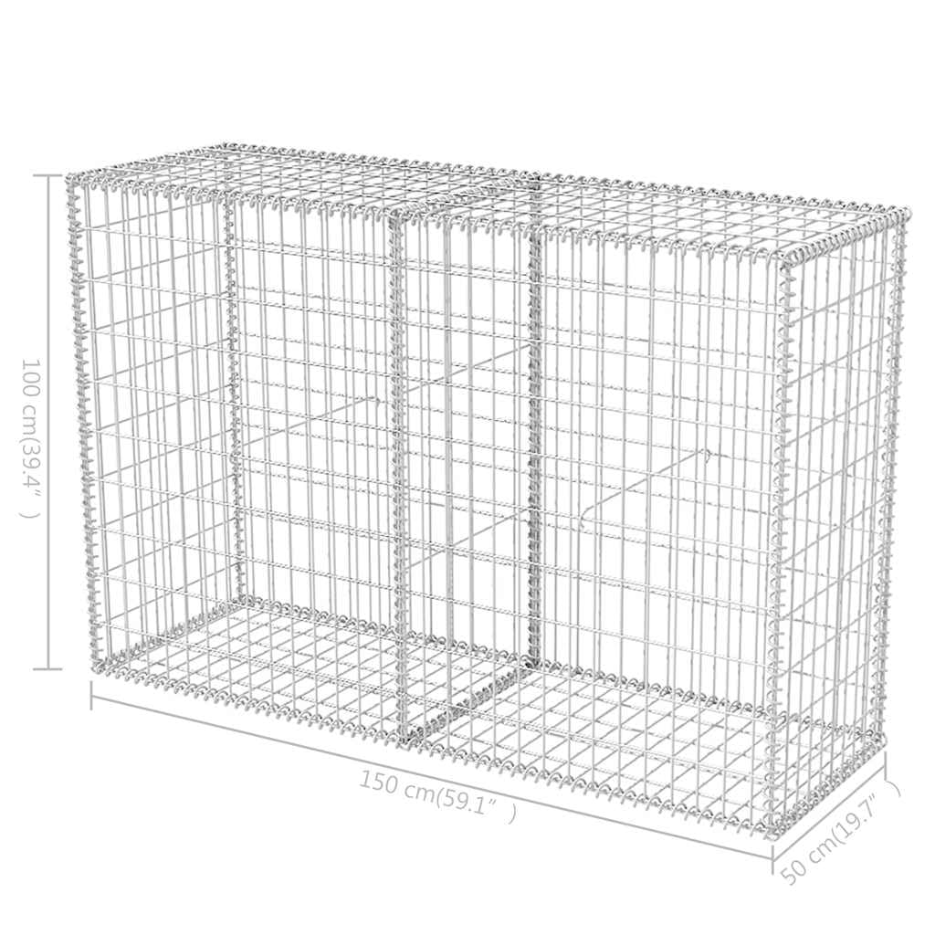 Galvanized Steel Gabion Basket 59.1
