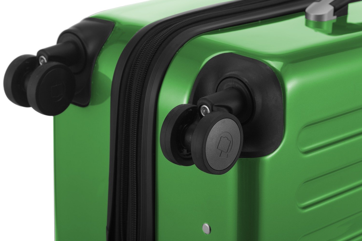 Alex Hardside Spinner Luggage Suitcase - 4 Wheel Expandable TSA Lock Carry-On Trolley, 65cm Green - Perfect for Business Travel & Vacation Packing