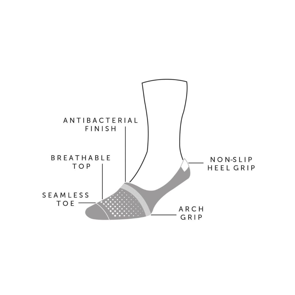 PANTHERELLA Invisible Men's Socks Light Khaki - Ultra Thin No Show Socks for Dress Shoes & Sneakers - Comfortable Hidden Socks for Business & Casual Wear