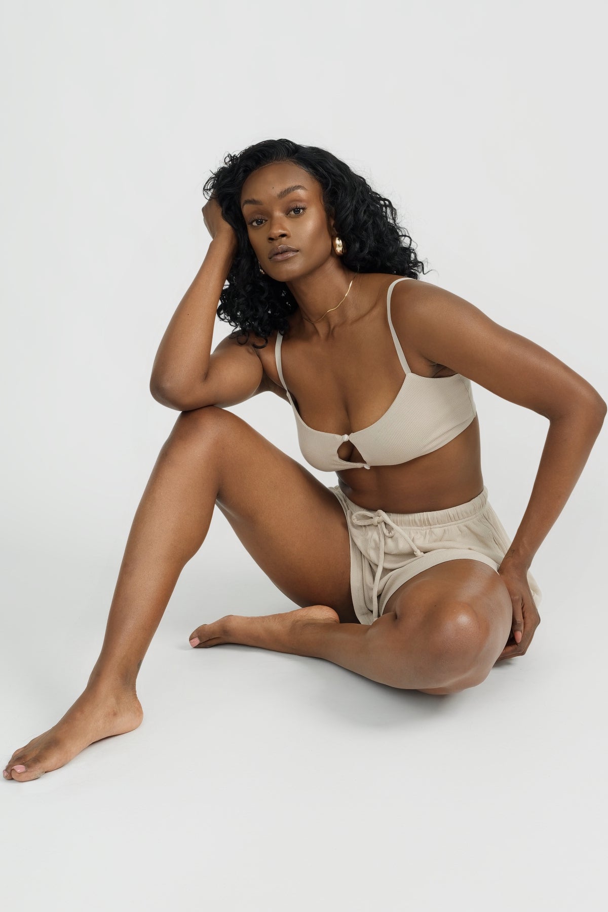 Emmie Bralette - Comfortable Wireless Bra for Women, Soft Coconut Fiber Material - Perfect for Yoga, Lounge & Everyday Wear