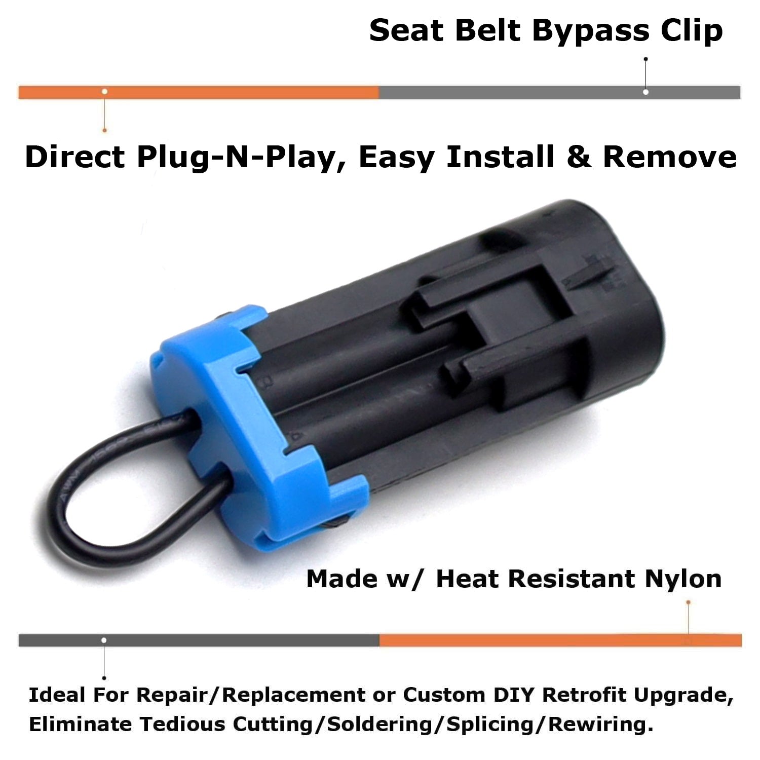 2-Piece Buckle Restraint Override Adapters for Can-Am & Polaris ATV/UTV Seats - Quick Release Safety Belt Bypass for Off-Road Vehicles (Ideal for Racing, Trail Riding & Emergency Exits)