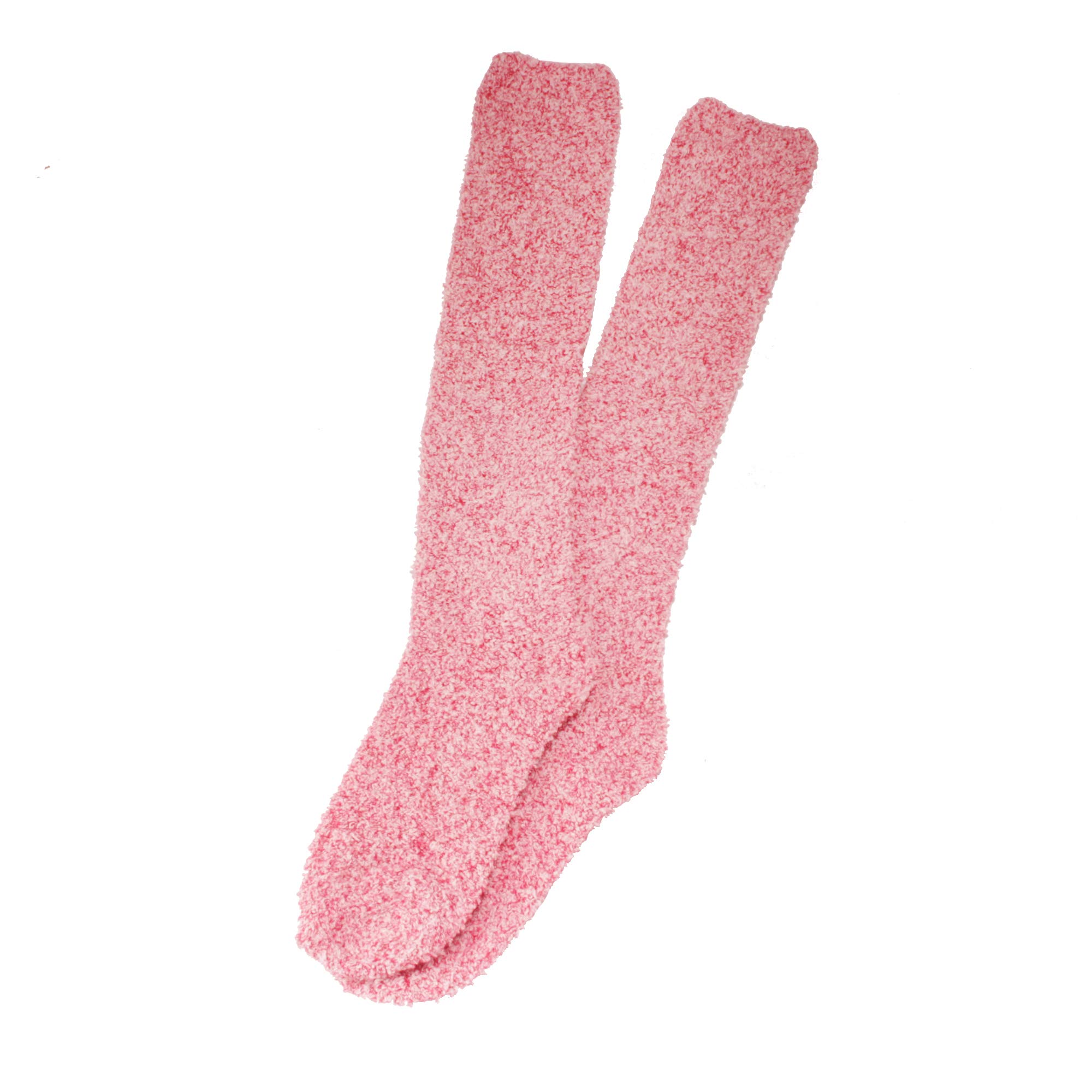 Women's Warm Fuzzy Feather Knit Knee High Socks - Soft Cozy Winter Socks for Women, Perfect for Cold Weather, Lounge Wear & Outfits