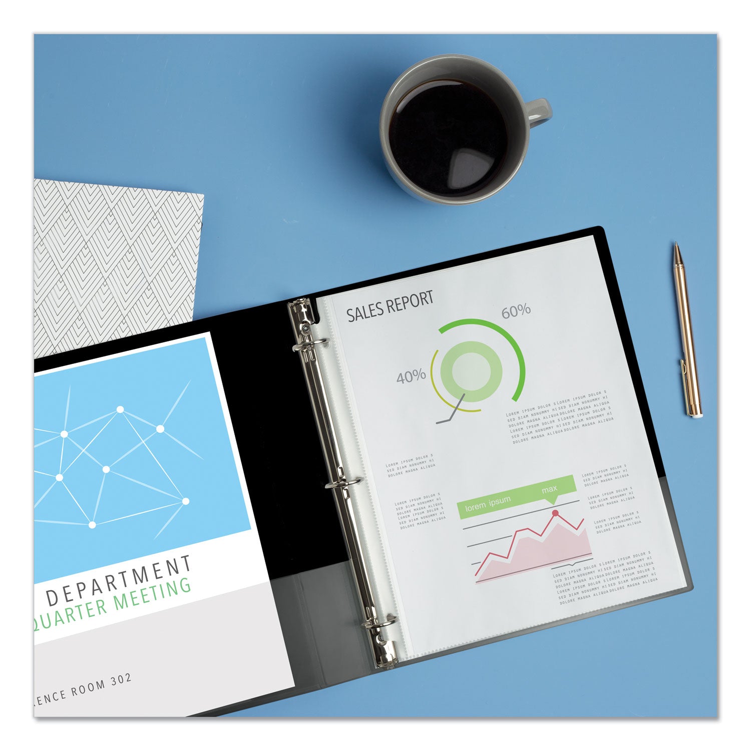 Avery® Economy 3-Ring Binder with Round Rings, 1.5
