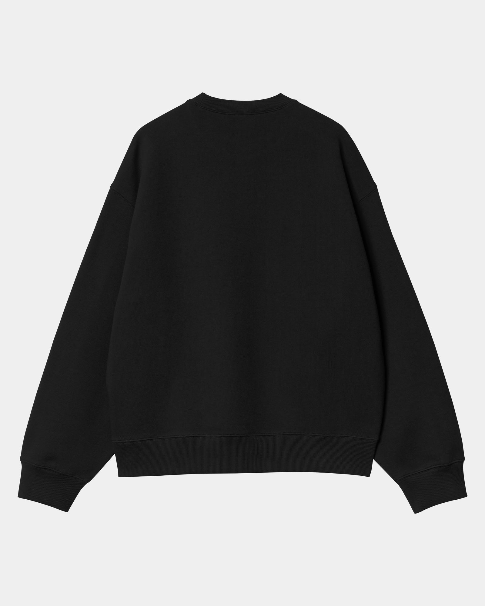 Label Script Sweatshirt for Women | Black Pullover Hoodie - Cozy Casual Wear for Fall & Winter | Perfect for Lounge, Streetwear, and Everyday Outfits